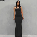 Backless Maxi Slip Dress